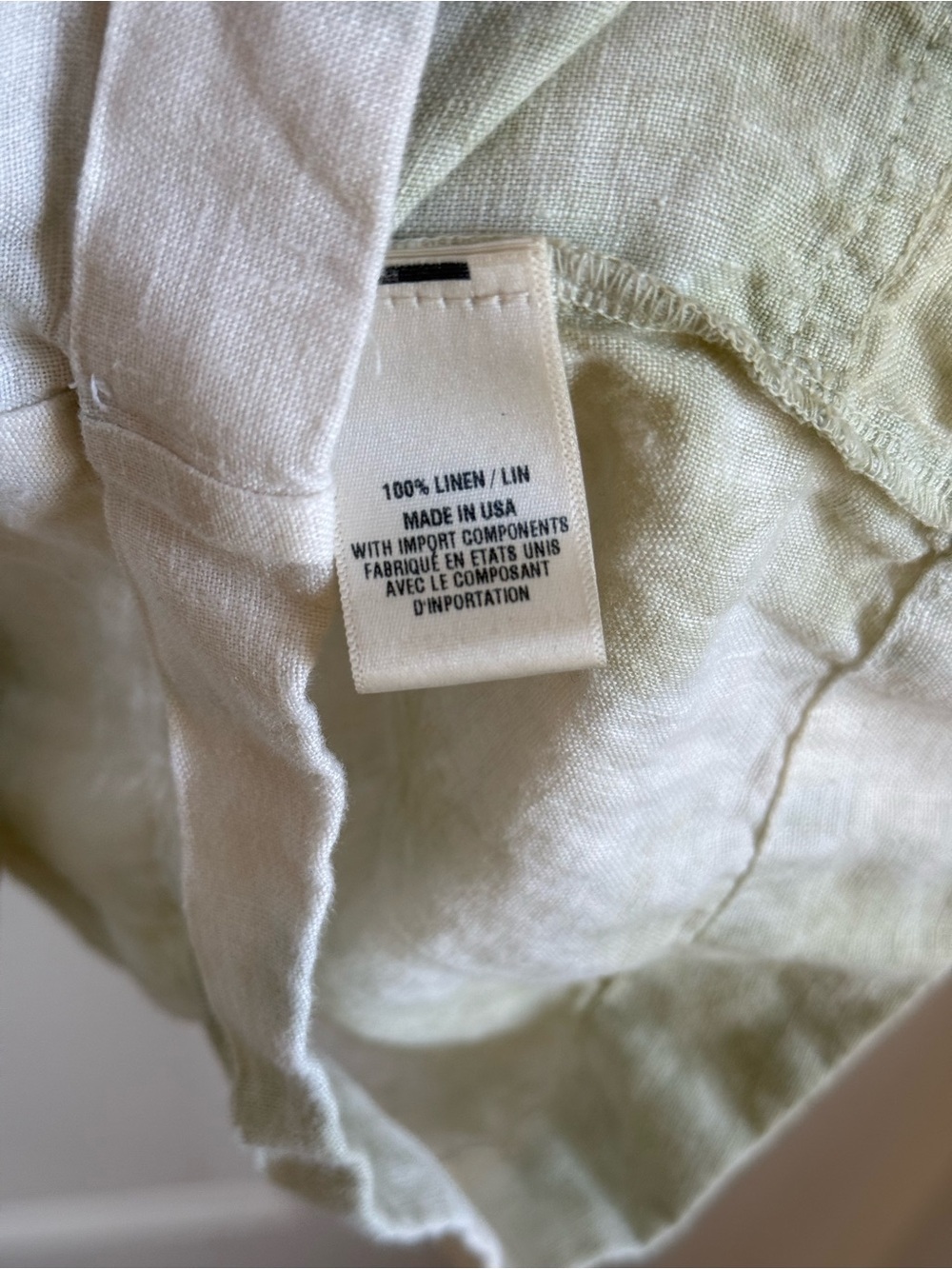 Cloth & Stone 100% Linen Button Front Belted Short Sleeve Romper Size Small - Picture 4 of 5